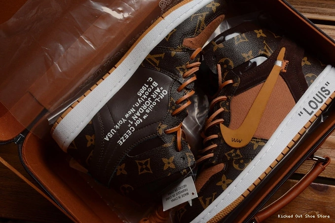 Kicked Out Shoe Store x AJ1 Air OW AQ0818-158 Jordan Off-Louis 1 0707